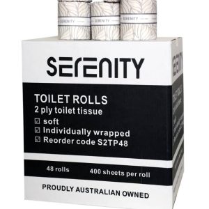 Wrapped Toilet Paper Rolls