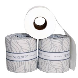 Wrapped Toilet Paper Rolls